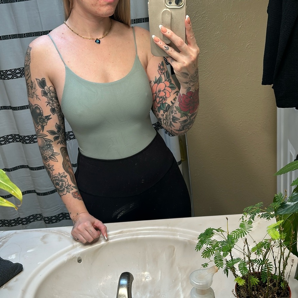 Teal bodysuit
